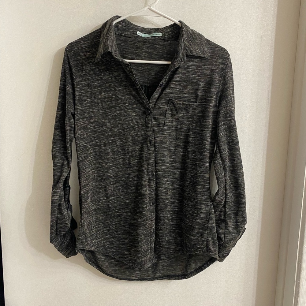 Maurice’s Heather grey long sleeve button down